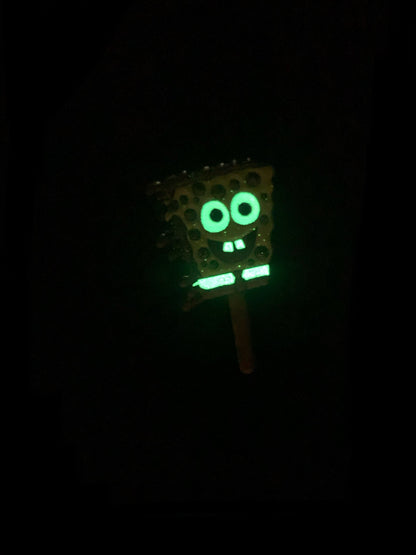 Melted SpongeBob Pin