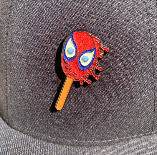 Melted Spider-Man Pin